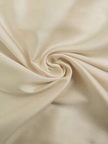 New French Light Ripe Lapel Satin Solid Color Long Sleeve Single Breasted Long Sleeve Shirt Elegant Style Blouse Woman - Beige - View 3