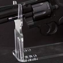 1个/2个亚克力透明手枪展示架，可调节手枪型号展示支架 - 彩色 - 查看 1