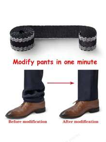 Self-Adhesive Fabric Trims For Adjusting Pants Leg Width, No Sewing Pants Leg Hem Shortening Patches