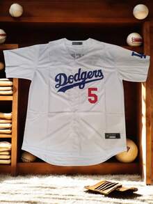 Jersey Beisbol Los Angeles Dodgers 5 - Blanco - Ver 5