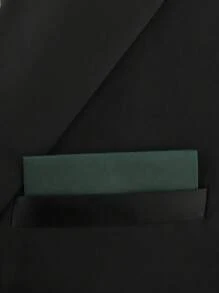 2 piezas de pañuelos de poliéster de unicolor portátiles para hombres, accesorio de moda de lujo de alta gama para bodas, negocios y uso casual