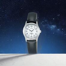 Seiko Alba AEGD543 Ladies Solar White Dial Stainless Steel Leather Watch - White - View 5