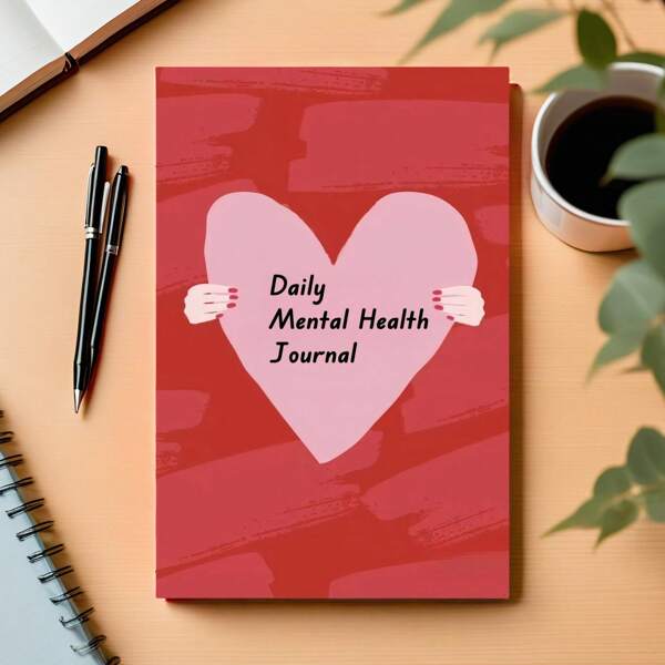 Mental Health Journal For Women - Daily Self-Care Tracker, Mood & Well-Being Log, Positive Thinking Prompts, A5 Paper Cover - Ideal Gift For Loved Ones (80 Days) Back To School