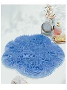 浴室防滑垫，足部清洁垫，大号懒人背部清洁垫，按摩淋浴足部和背部清洁垫，易于清洁的浴室按摩垫