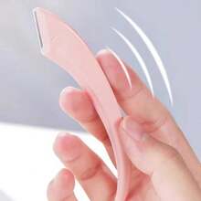10/20pcs Assorted Crescent-Shaped Eyebrow Razors, Suitable For Beginners, Men & Women Eyebrow Grooming Tool