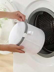 White Lingerie Laundry Bags, Bra Laundry Bags With Zips, Honeycomb Mesh Material, Effective Filter Impurities, Supporting Frame Effectively Prevents Deformation During Laundry, Suitable For Bra, Delicates,Sweater,Hosiery, Lingerie