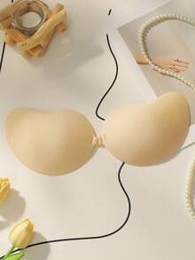 Áo ngực dán không dây vô hình, Miếng dán ngực silicon nâng ngực cỡ lớn bằng vải Mango, Áo ngực cánh hoa gợi cảm thanh lịch, Đầm hở lưng & Đồ cô dâu, Màu trơn thoải mái giản dị tối giản, Chất liệu dệt kim thể thao giản dị, Miếng dán ngực hở lưng, Mọi mùa - Nhiều màu - Xem 11