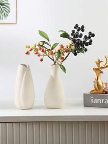 6 piezas Jarrones cerámicos miniatura de estilo nórdico minimalista para flores secas, decoración de escritorio, oficina, sala de estar, accesorios hechos a mano para el hogar, decoración del hogar, jarrones de flores, jarrones de vidrio