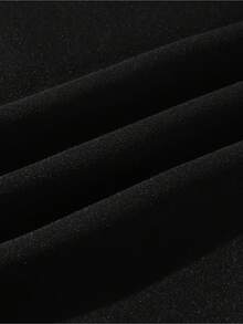 Sudadera con Capucha Oversize para Hombre con Estampado de "Rich Auntie & Upes" - Sudadera Casual Negra/Blanca, Ajuste Holgado para Otoño/Invierno, Ropa Urbana y Casual Lavable a Máquina (Eslogan "Rich Auntie Vibe") - Negro - Ver 4