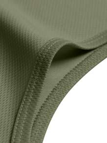 Olivgrünes Damen Sport-Trägershirt aus leichtem Gewebe für bequemen Sitz, geeignet für Wandern, Fitnessstudio, Training, Camping und verschiedene Outdoor-Aktivitäten