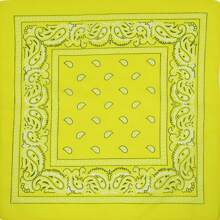 1pc Unisex Boho Style Retro Paisley Pattern Bandana, Fashionable Lightweight Multi-Purpose Headscarf For Casual, Dance, Sports, Cycling, All Seasons Use