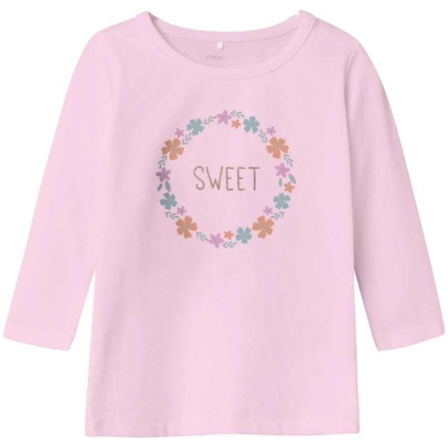 Name It Long-Sleeved T-Shirt 13226053-FESTIVAL For Babies In Pink ✅ Delivery Within 24/72 Hours To Spain (Peninsula) - Pink - View 1