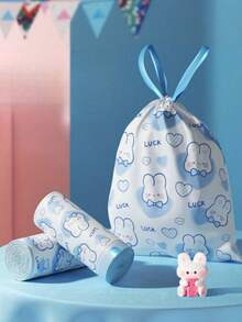 100/200/300pcs Garbage Bags, Kitchen Trash Can Liners, Plastic Garbage Vomit Bags, Compost Bags, Multi-Purpose Trash Bags, Suitable For Kitchen, Bathroom, Office And Dorm Cleaning, Random Style - Multicolor - View 9