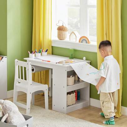 SoBuy KMB60 Children's Table With 1 Chair Children's Seating Group Inside Children's Table Chair Set Painting Table For Children