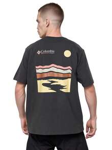 Columbia Explorers Canyon Back SS Tee - Shark Heritage - View 2
