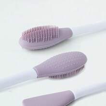 2-In-1 Dual Head Silicone Massage Brush For Face Cleansing, Mud Mask Application - Multicolor - View 11