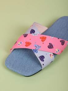 Kids' Fashionable Slip-On Outdoor Slippers, Summer Square Toe Flat Sandals, New Style Girls' Highly Attractive Beach Shoes - Multicolor - View 9