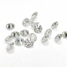 [3,0 mm] Piedras de moissanita redondas al por mayor, claridad VVS1, color D, 5 piezas/50 piezas/100 piezas para hacer joyas, rhinestones