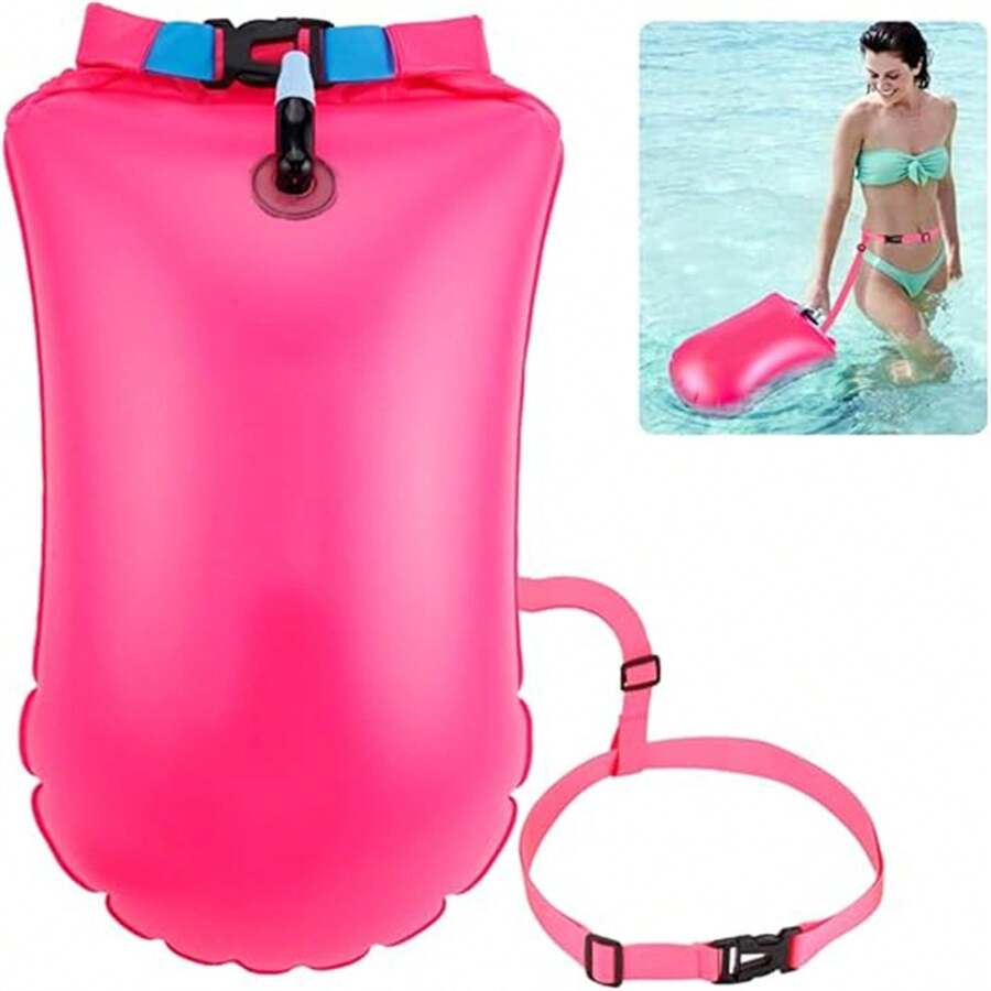 1Pc Waterproof Dry Bag Sack Easy To Carry Large Capacity Rafting Storage Pouch Suitable For Camping Hiking - Multicolor - View 1