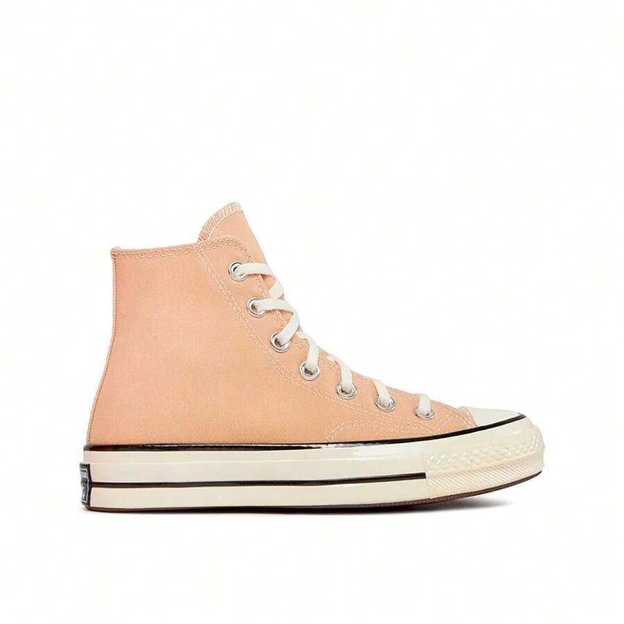 CONVERSE A03446C - Giày vải đế dày cổ cao thời trang nam đa năng thường ngày - Quả đào - Xem 1
