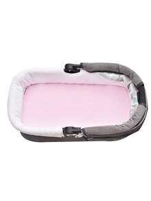 3 件套婴儿床单，多种颜色可选，超柔软婴儿床床单，通用，适用于摇篮椭圆形床垫，舒适爱情人节 - 多色 - 查看 2