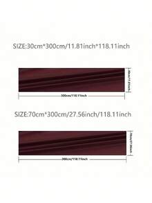 1pc Romantic Chiffon Table Runner, Boho Style Decor, Suitable For Wedding, Anniversary, Birthday, Bridal Shower And Other Dining Table Decoration - Multicolor - View 2