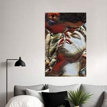 Framed Abstract S Exy Man Hot Muscle Gay Poster Gay Man Art (13) Canvas Painting Posters And Prints Wall Art For Living Room Bedroom Decor - Framed - View 2