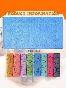 2PCS Pet Bathing Towel, Bathrobe - Super Absorbent, Soft And Fast Drying, Embroidered With Cartoon Design, Suitable For Dog And Cat Bathing And Cleaning, Hand Washable - Multicolor - View 7
