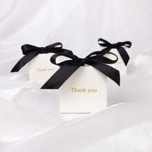 30pcs Charming Candy Gift Box Golden "Thank You"| With Ribbon | Valid For Birthdays, Weddings, Mother's Day Summer Gifts Beach Back To School School Supplies Room Decor