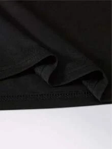 Camiseta de Novedad para Hombres de Conejo de Pascua Fumando Hierba, 100% Algodón, Regalo para Hombres, Mujeres, Padres, Amigos - Negro - Ver 3