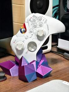 水晶形视频游戏控制器展示架 - 彩色 - 查看 20