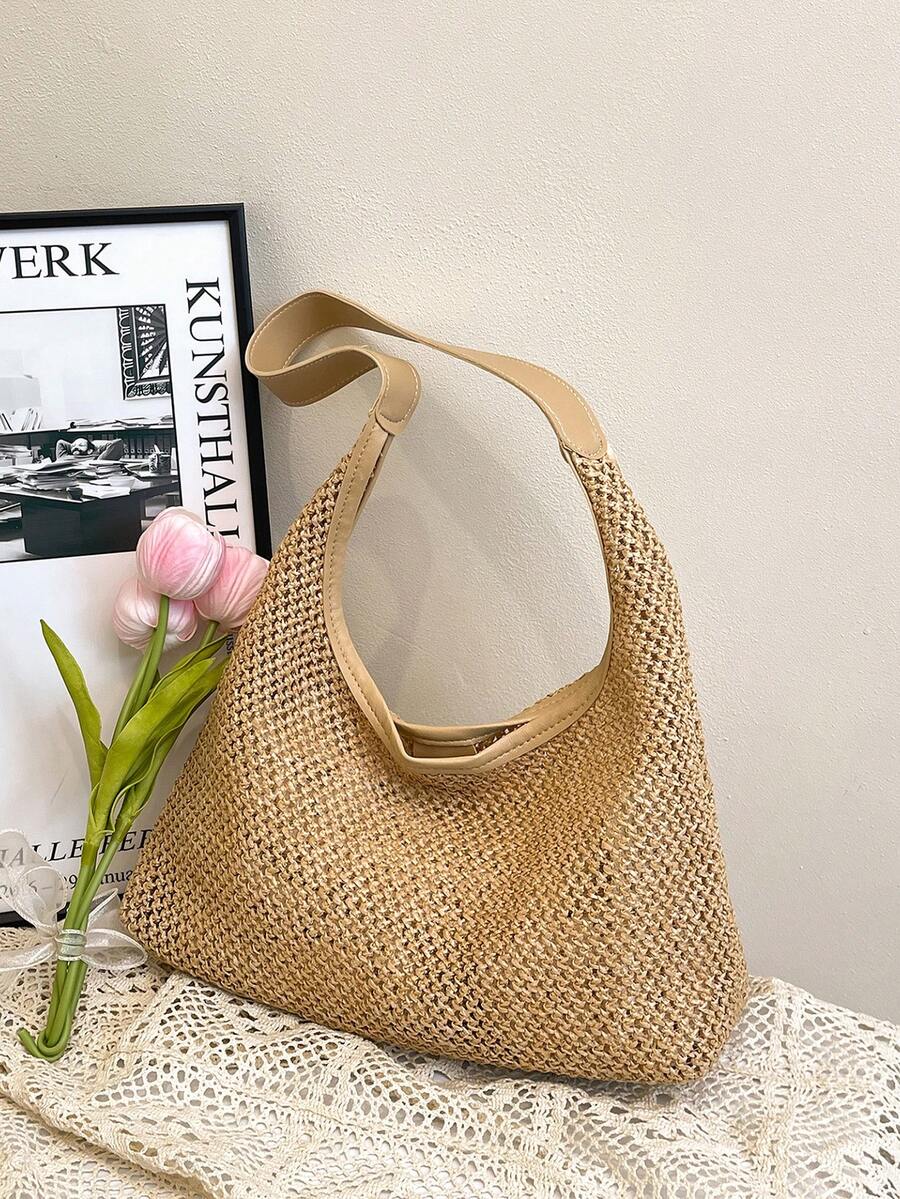 Students' Casual Beach Versatile One Shoulder Tote Bag - Multicolor - View 1