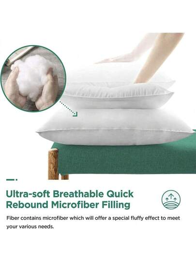 1pc/ High Quality Kussen Inserts, Multiple Sizes, Bed, Sofa, Bedroom Support Cushion view 7