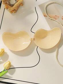 Áo ngực dán không dây vô hình, Miếng dán ngực silicon nâng ngực cỡ lớn bằng vải Mango, Áo ngực cánh hoa gợi cảm thanh lịch, Đầm hở lưng & Đồ cô dâu, Màu trơn thoải mái giản dị tối giản, Chất liệu dệt kim thể thao giản dị, Miếng dán ngực hở lưng, Mọi mùa - Nhiều màu - Xem 4