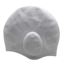 Silicone Swimming Cap, Ear Protective, Unisex Adult Fashionable Large Size Swim Cap, Beach Essentials, Beach Accessories, Pool Float - Multicolor - View 18