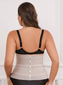 1PC, Walsh. A Waist Trainer With Abdominal Control Function. Women's Segmented Breathable Buckle Body Shaping And Abdominal Belt, Waist Protection Plastic Belt, Suitable For Sports, Running, Yoga, Daily Office Work, Shaping Belt, Women's Waist Trainer, Tight Corset, Abdominal Control, Sports Sweatband Shaping Belt, Sports Slimming Belt, Warm Sports Shaping Belt, Sports Shirt Burning Abdominal Fat Shaping, Fast Fat Burning, Wearing More - Apricot - View 6