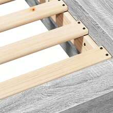 vidaXL Giroletto Grigio Sonoma 75x190 cm in Legno Multistrato - Grigio - Visualizzare 7