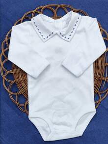 Knitting And Embroidery Maternity Leave - 藏蓝色 - 查看 2
