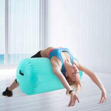 RibasuBB Green PVC Air Roller With Electric Pump, Inflatable For Gymnastics, Training, And Home Use, Includes 4 Nozzles And Valve Wrench, 220-240V - Green - View 1