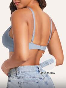 Set da 5 Top da donna per lo yoga, con scollo a V profondo, senza cuciture, con supporto, a fascia, colore nero