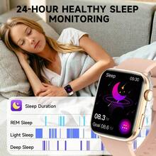 KENPANG 2025 New Intelligent Sports Health Watch Series 10 For Men And Women , Has HRV Monitoring, Heart Rate/Blood Pressure/Blood Oxygen/Sleep Monitoring, Female Physiological Period Tracking, 1.85-Inch Full Touch Screen, Bluetooth Calling, SOS, Music, NFC Access Control And Various Sports Modes, Which Is Suitable For Android /Ios And A Good Gift.