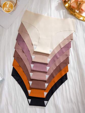 7 件装 女士运动隐形无缝性感舒适三角裤