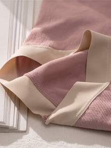 4pcs Women Seamless Hipster Panties, High Waist Shaping, Multicolored - Multicolor - View 5