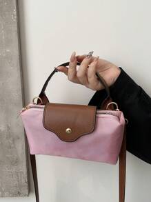 1pcmini Fashion Handbag Small Square Bag, Fashionable & Versatile Women Shoulder Bag Crossbody Bag, Solid Color Mini Purse, Fits Phone, Coins, Lipstick, Daily Use, Commute