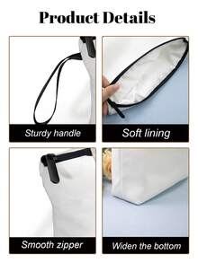 1 Set (Makeup Tasche + Makeup Spiegel) personalisierte Name Leinwand Makeup Tasche mit 26 englischen Buchstaben, individuelle Handtasche, personalisierte Buchstaben Kulturtasche, personalisierter Makeup Spiegel, Taschenspiegel, Muttertags Geschenk, Hochzeitssaison andere Feste, Schönheit & Gesundheit, schicker Herbst, perfektes Geschenk als Hochzeitsandenken - Verschiedenfarbig - Übersicht 5