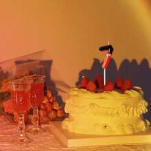 1pc Cute 0-9 Number Cake Candles, Available In Black, Red, White, Suitable For Birthday, Anniversary, Gender Reveal Party, Singles Party, Graduation Ceremony And Other Occasions Cake Decoration - Princess Theme, Multi-Purpose Celebration Candles, No Electricity Required, Birthday Candles, Birthday Decor, Happy Birthday, Room Decor - Black & Red & White - View 7