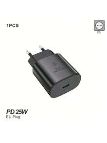 Compatible Fast Charger, Equipped With 100cm/3.3ft USB-C To Lightning Charging Cable, 20W USB-C Wall Charger, Compatible With 16e/14/Plus/13/12/11/Pro Max/Mini/ - 歐規C型插(220-240V) - 查看 18
