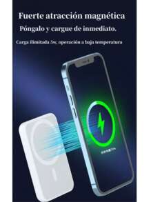 Super Power bank,Batería Magsafe, Batería de Emergencia 5,000 mAh – Carga Rápida  Inalámbrica Qi ,Potencia Inalámbrica Portátil Carga Rápida compatible con iPhone y Más