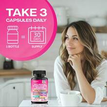 Abronikey Zoyava Hormone & Cycle Support | Women's All-In-One Supplement | Myo-Inositol, D-Chiro Inositol & 13+ Powerful Ingredients | 90 Vegan Capsules | Made In USA (3 Bottles) - 3 chai - Xem 4