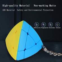 Mini Magic Cube Keychain Rings, Magic Cube,Magic Tower 3x3x3 Key Ring, Decoration, Ornament High Quality Toys Party Gifts